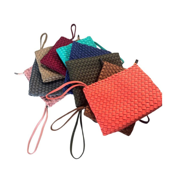 Stylin' Woven Wristlet Bag